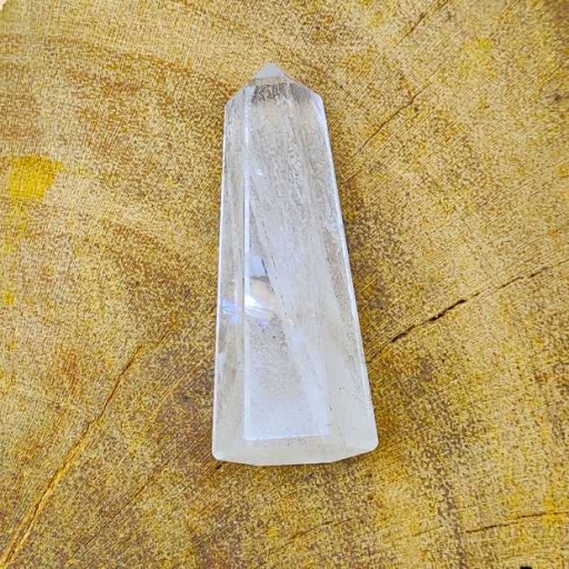 Faceted Pencil Shape Natural Crystal  Gemstone Healing Crystal Pencil